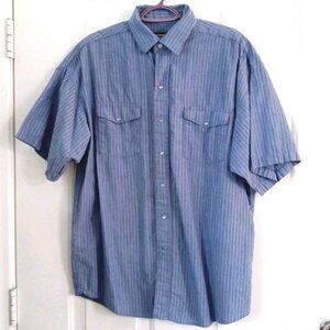 Panhandle Slim Men's Western Pearl Snap Proud to be an American 16 ML Striped